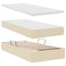 Pat cu saltea și LED cu saltea Creme 90 x 200 cm țesătură - WALTI WALTI