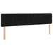 Pat cu lumini cu bandă LED Negru 200 x 200 cm Catifea - WALTI WALTI