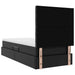 Pat cu storage cu saltea Negru 90 x 190 cm Piele artificială - WALTI WALTI