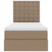Pat cu storage Cappuccino 90 x 190 cm Piele artificială - WALTI WALTI