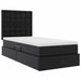Pat cu storage cu saltea Negru 90 x 200 cm Piele artificială - WALTI WALTI