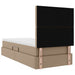 Pat cu storage Cappuccino 90 x 200 cm Piele artificială - WALTI WALTI
