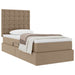 Pat cu storage Cappuccino 90 x 200 cm Piele artificială - WALTI WALTI