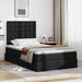 Pat cu storage cu saltea Negru 120 x 190 cm Piele artificială - WALTI WALTI