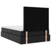 Pat cu storage cu saltea Negru 120 x 190 cm Piele artificială - WALTI WALTI