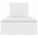 Pat cu storage cu saltea Alb pur 120 x 200 cm Piele artificială - WALTI WALTI