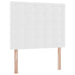 Pat cu storage cu saltea Alb pur 120 x 200 cm Piele artificială - WALTI WALTI