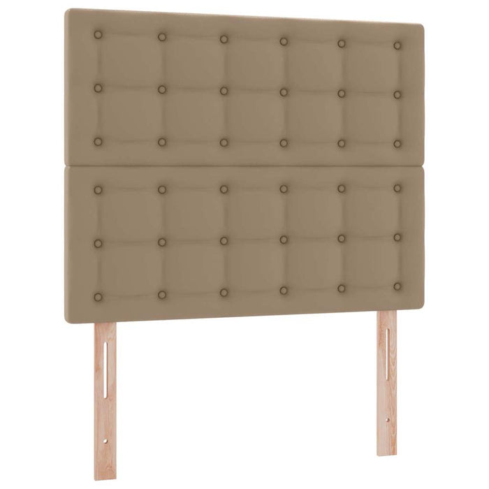 Pat cu storage Cappuccino 120 x 200 cm Piele artificială - WALTI WALTI