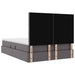 Pat cu storage cu saltea Gri 140 x 190 cm Piele artificială - WALTI WALTI