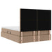 Pat cu storage Cappuccino 140 x 190 cm Piele artificială - WALTI WALTI