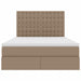 Pat cu storage Cappuccino 140 x 190 cm Piele artificială - WALTI WALTI