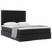 Pat cu storage cu saltea Negru 140 x 200 cm Piele artificială - WALTI WALTI