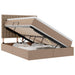 Pat cu storage Cappuccino 140 x 200 cm Piele artificială - WALTI WALTI