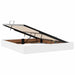 Pat cu storage cu saltea Alb pur 160 x 200 cm Piele artificială - WALTI WALTI