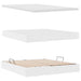 Pat cu storage cu saltea Alb pur 160 x 200 cm Piele artificială - WALTI WALTI