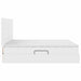 Pat cu storage cu saltea Alb pur 160 x 200 cm Piele artificială - WALTI WALTI