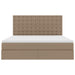 Pat cu storage Cappuccino 180 x 200 cm Piele artificială - WALTI WALTI