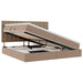 Pat cu storage Cappuccino 200 x 200 cm Piele artificială - WALTI WALTI