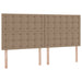 Pat cu storage Cappuccino 200 x 200 cm Piele artificială - WALTI WALTI