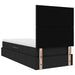 Pat cu saltea și spațiu de depozitare Negru 90 x 190 cm - WALTI WALTI