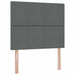 Pat cu storage Gri închis 120 x 190 cm Piele artificială - WALTI WALTI