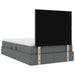 Pat cu storage Gri închis 120 x 200 cm Piele artificială - WALTI WALTI