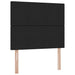 Pat cu storage cu saltea Negru 120 x 200 cm Piele artificială - WALTI WALTI