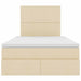 Pat cu storage cu saltea Creme 120 x 200 cm Piele artificială - WALTI WALTI