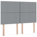 Pat cu storage Gri deschis 140 x 200 cm Piele artificială - WALTI WALTI