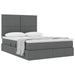 Pat cu storage Gri închis 140 x 200 cm Piele artificială - WALTI WALTI