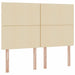 Pat cu storage cu saltea Creme 140 x 200 cm Piele artificială - WALTI WALTI