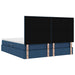 Pat cu storage albastru 160 x 200 cm Piele artificială - WALTI WALTI