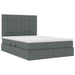 Pat cu storage Gri închis 140 x 190 cm Piele artificială - WALTI WALTI