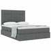 Pat cu storage Gri închis 140 x 190 cm Piele artificială - WALTI WALTI