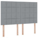 Pat cu storage Gri deschis 140 x 200 cm Piele artificială - WALTI WALTI