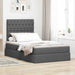 Pat cu storage Gri închis 120 x 200 cm Piele artificială - WALTI WALTI