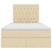 Pat cu storage cu saltea Creme 120 x 200 cm Piele artificială - WALTI WALTI