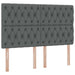 Pat cu storage Gri închis 140 x 190 cm Piele artificială - WALTI WALTI