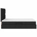 Pat cu storage cu saltea Negru 140 x 190 cm Piele artificială - WALTI WALTI