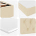 Pat cu storage cu saltea Creme 160 x 200 cm Piele artificială - WALTI WALTI
