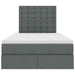 Pat cu storage Gri închis 120 x 190 cm Piele artificială - WALTI WALTI