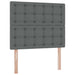 Pat cu storage Gri închis 120 x 190 cm Piele artificială - WALTI WALTI