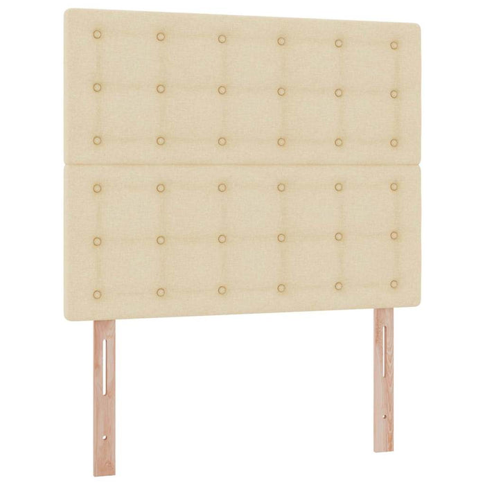 Pat cu saltea și spațiu de depozitare Crem 120 x 190 cm - WALTI WALTI