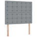Pat cu storage Gri deschis 120 x 200 cm Piele artificială - WALTI WALTI