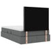 Pat cu storage Gri închis 120 x 200 cm Piele artificială - WALTI WALTI