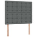 Pat cu storage Gri închis 120 x 200 cm Piele artificială - WALTI WALTI
