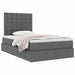 Pat cu storage Gri închis 120 x 200 cm Piele artificială - WALTI WALTI