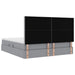 Pat cu storage Gri deschis 160 x 200 cm Piele artificială - WALTI WALTI