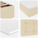Pat cu storage cu saltea Creme 180 x 200 cm Piele artificială - WALTI WALTI