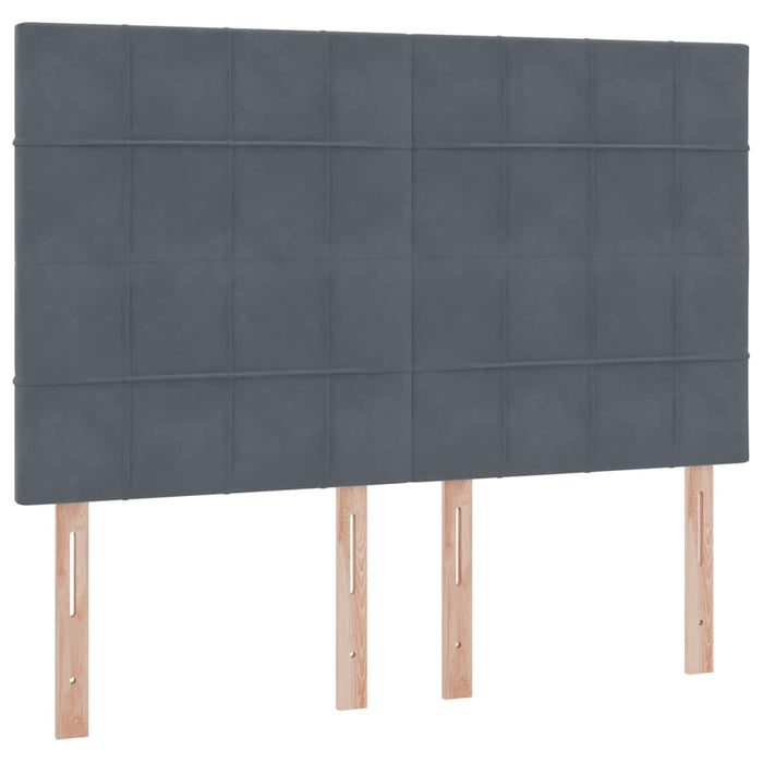 Pat cu saltea și spațiu de depozitare Gri închis 140 x 200 cm - WALTI WALTI